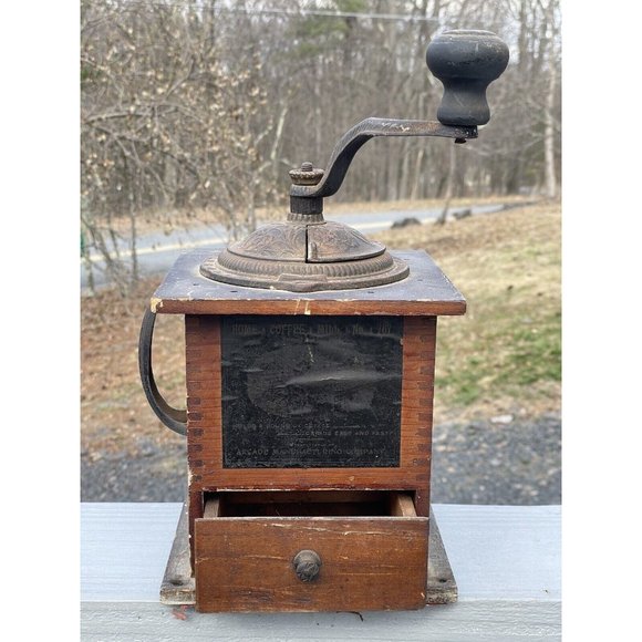 Antique Imperial Arcade Home Coffee Mill Grinder No. 767 Circa Late 1800’s - Picture 11 of 16